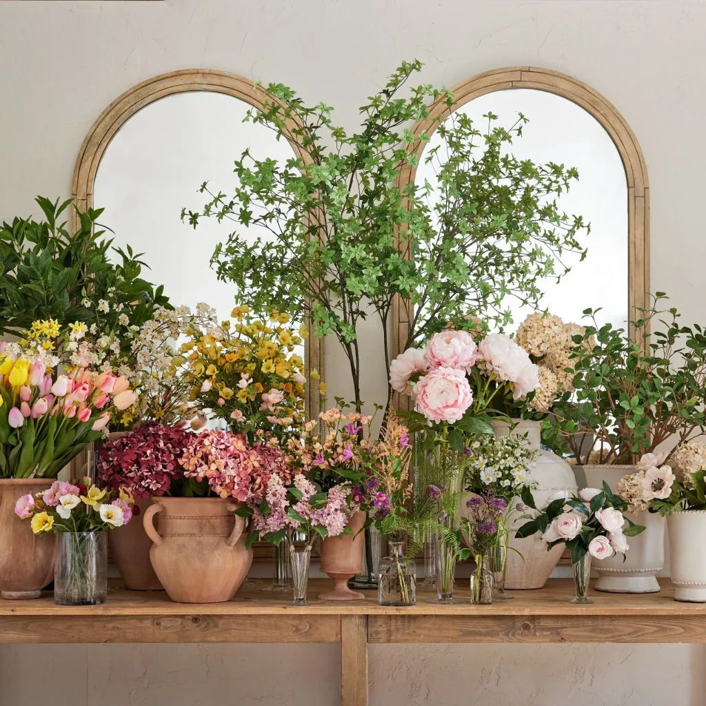 How Fake Floral Arrangements Can Add Color and Structure to Interior Spaces